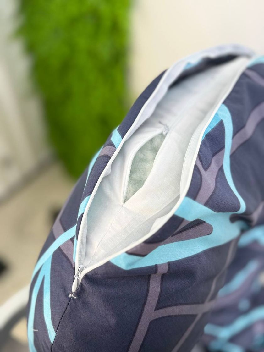 ❤ Подушка для вагітних. Принт - Синя абстракція (#20413826) ✓ Anna Konvert