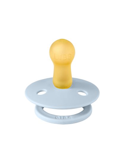 ❤ Соска пустушка BIBS Colour Latex Round (кругла). Колір - Baby-blue. Розмір - 0-6 міс (#100231) ✓ Anna Konvert 2