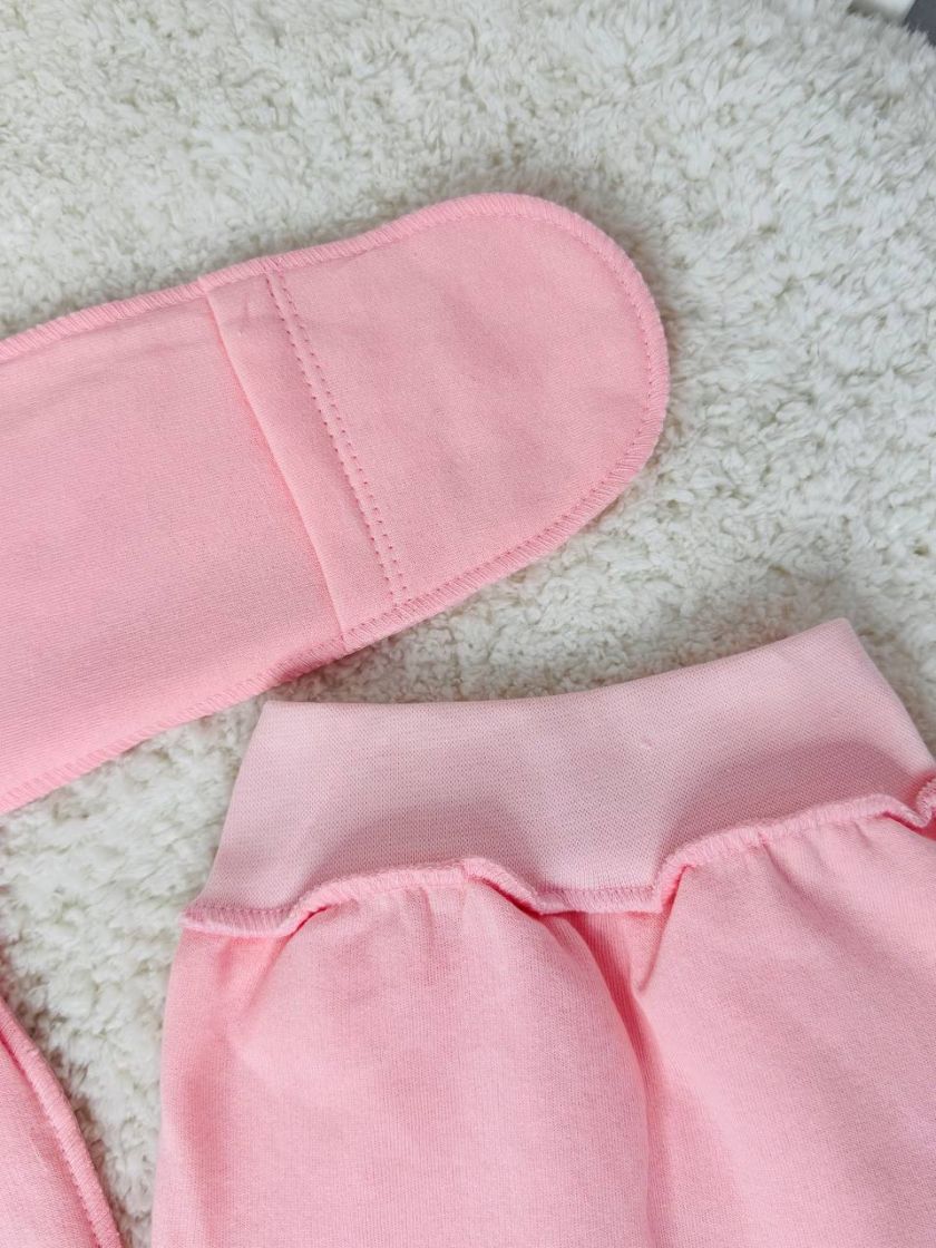 ❤ Комплект 3ка з сорочкою, байка 56-62см. Принт - Наше щастя, рожевий (#18378271) ✓ Anna Konvert