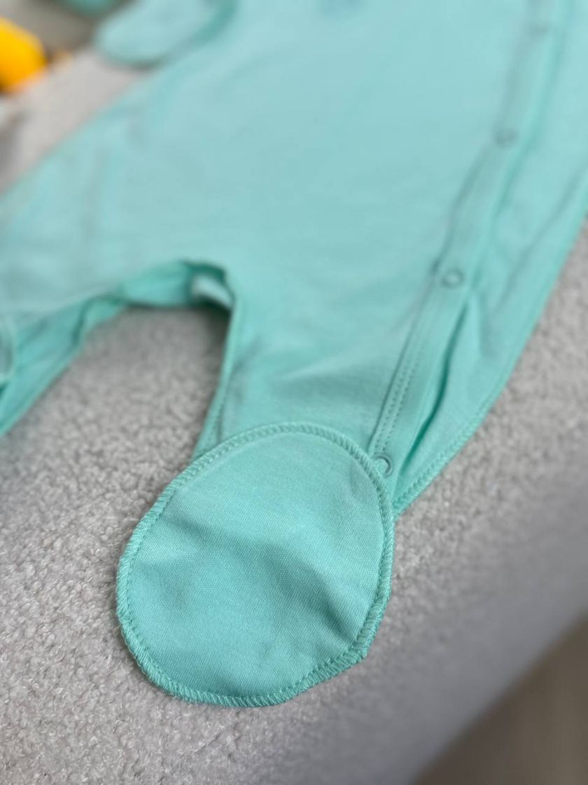 ❤ Чоловічок з шапочкою, інтерлок, 56-62р. Принт - Мята однотон (#54274882) ✓ Anna Konvert