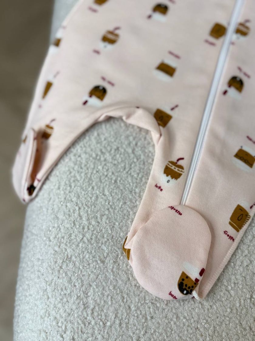 ❤ Чоловічок з шапочкою на блискавці байка, 56 Бджілка. Принт - Кава пресиковий (#61931169) ✓ Anna Konvert