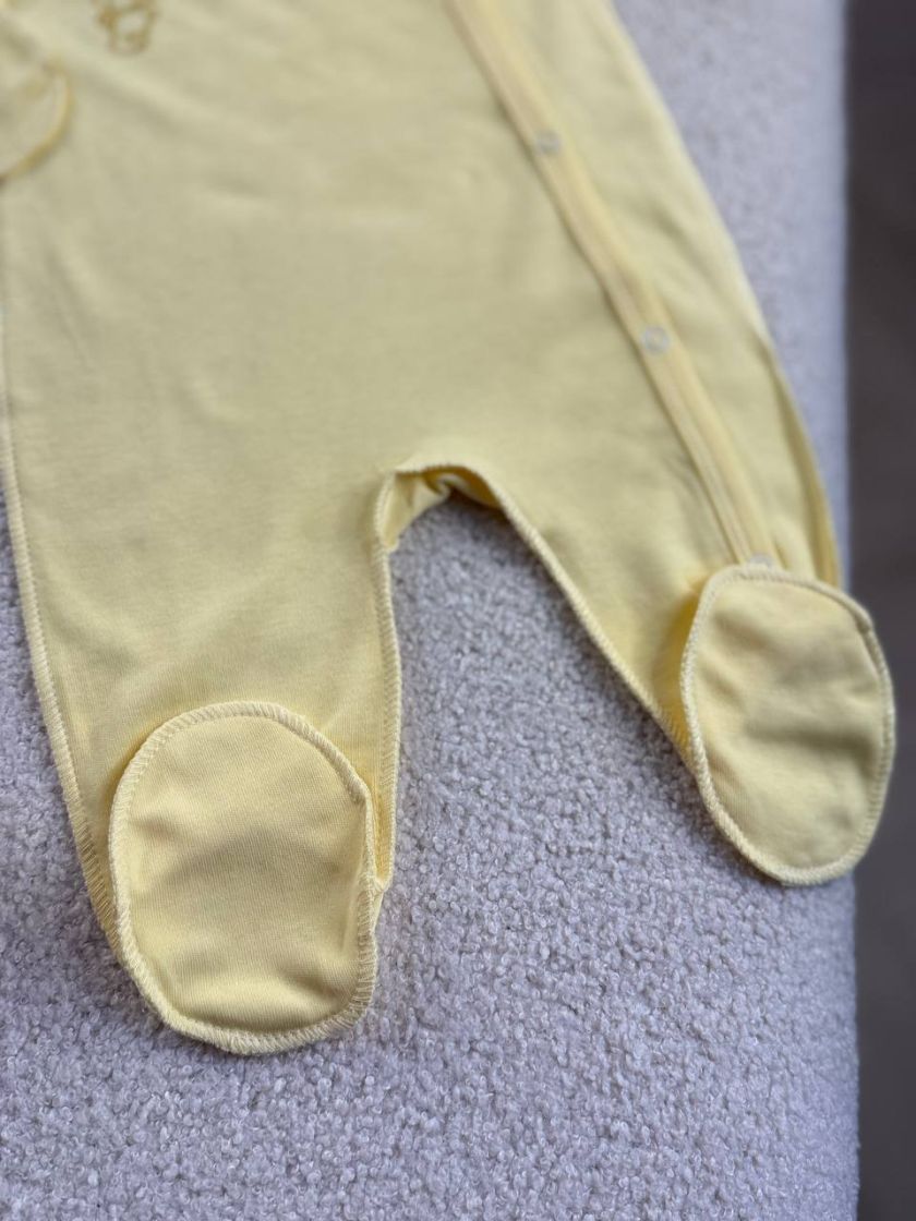 ❤ Чоловічок з шапочкою, інтерлок, 56-62р. Принт - Жовтий однотон (#71563743) ✓ Anna Konvert