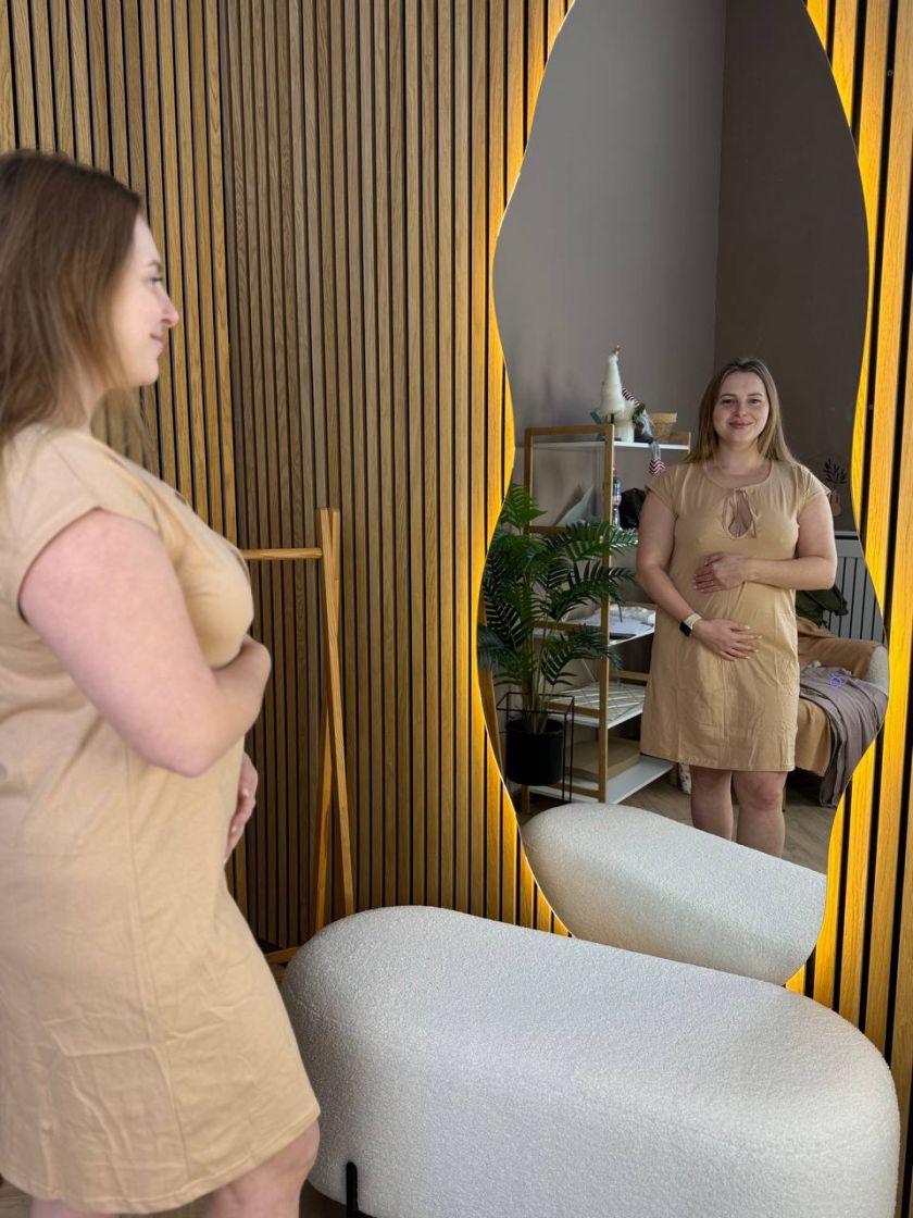 ❤ Сорочка на пологи бавовняна, 46-48р.. Колір - Масло, тепле (#78454712) ✓ Anna Konvert