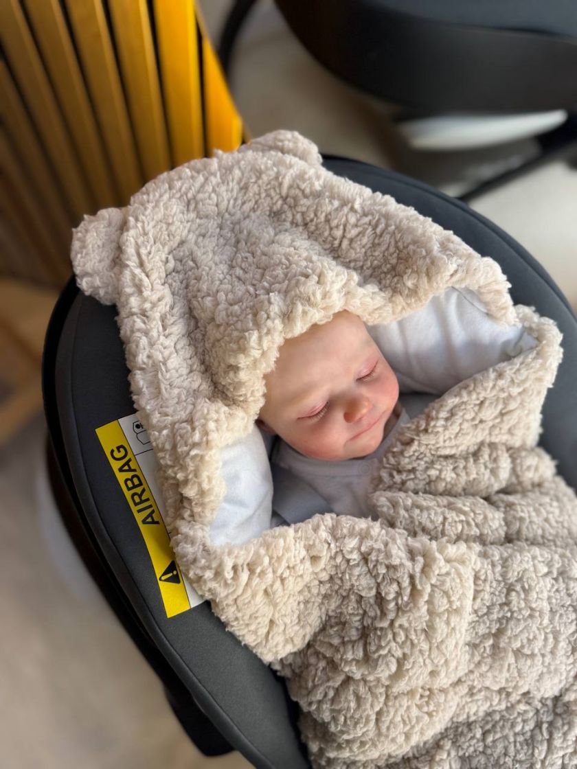 ❤ Конверт-плед на виписку у автокрісло Бараш. Колір - Бежевий (#40259301) ✓ Anna Konvert