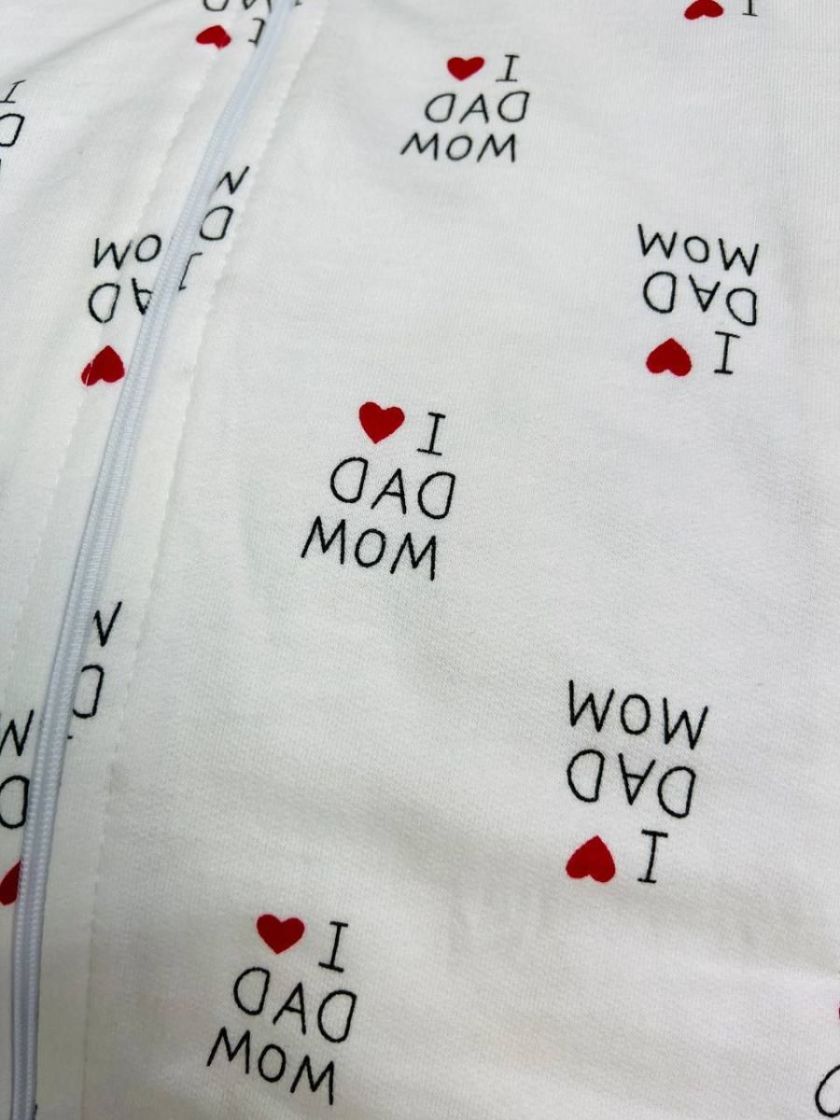 ❤ Пелюшка-кокон, інтерлок, 62р. Принт - love mom dad (#15068240) ✓ Anna Konvert