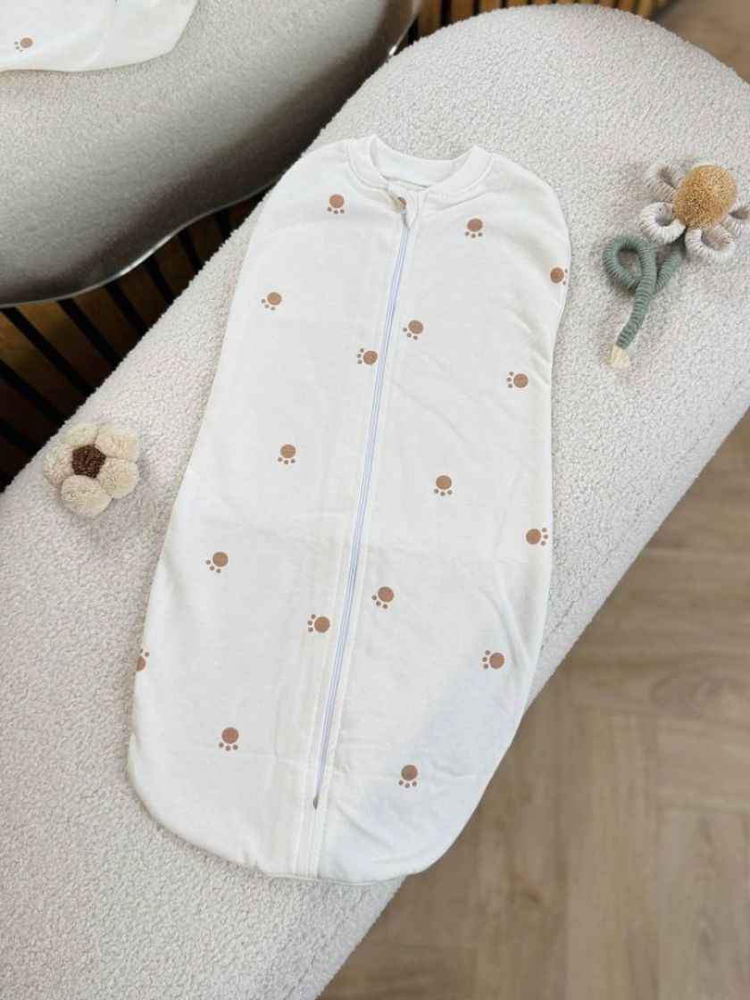 ❤ Пелюшка-кокон, інтерлок, 62р. Принт - Лапки (#78097665) ✓ Anna Konvert