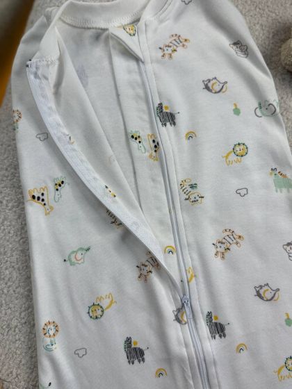 ❤ Пелюшка-кокон, інтерлок, 62р. Принт - Зелені контурні звірятки (#96366503) ✓ Anna Konvert 2