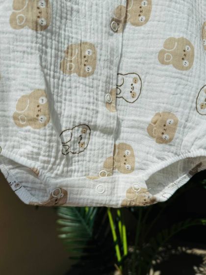 ❤ Боді муслін на кнопках, 56см. Принт - Зайченята (#80883351) ✓ Anna Konvert 2