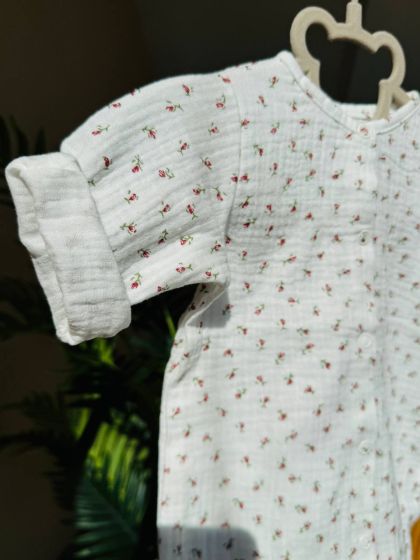 ❤ Чоловічок-пісочник мусліновий, 56 см. Принт - Квітки (#39244182) ✓ Anna Konvert 2