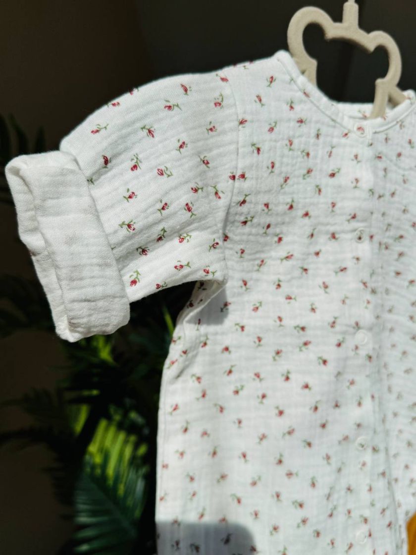 ❤ Чоловічок-пісочник мусліновий, 56 см. Принт - Квітки (#39244182) ✓ Anna Konvert