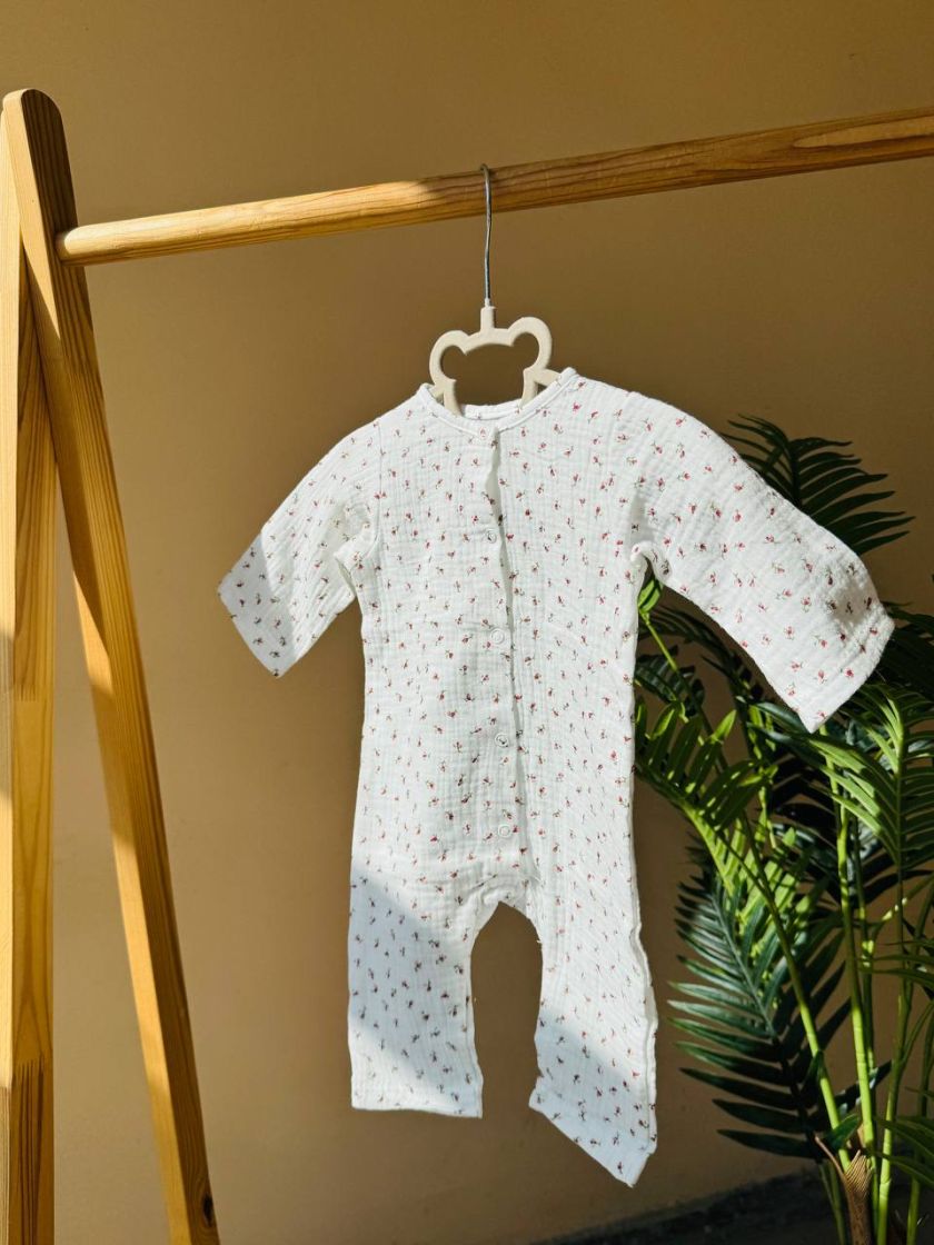 ❤ Чоловічок-пісочник мусліновий, 56 см. Принт - Квітки (#39244182) ✓ Anna Konvert