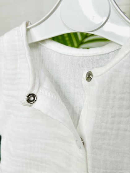 ❤ Чоловічок-пісочник мусліновий, 56 см. Принт - Молочний (#25012060) ✓ Anna Konvert 2