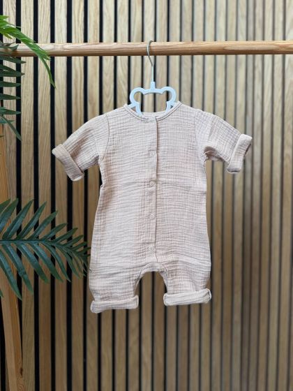 ❤ Чоловічок-пісочник мусліновий, 68 см. Принт - Капучино (#92107127) ✓ Anna Konvert 2