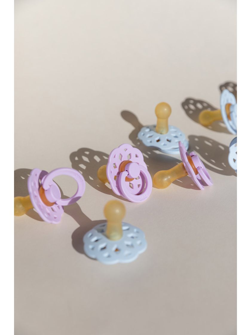 ❤ Соска пустушка BIBS Pacifier Boheme Latex Size 1, 0-6 міс. Колір - Baby Blue (#63426156) ✓ Anna Konvert