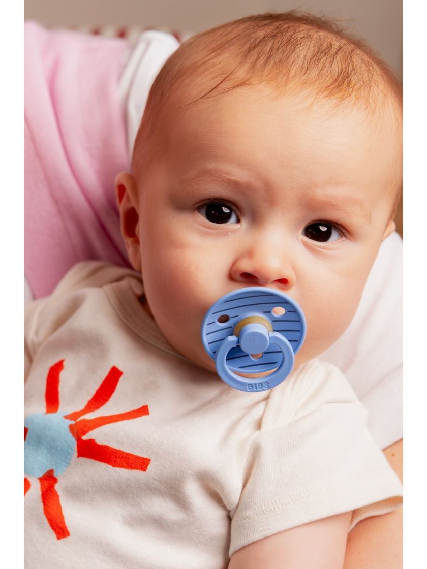❤ Соска пустушка BIBS Studio Size 1, 0-6 міс. Колір - Pin – Sky Blue (#91242075) ✓ Anna Konvert