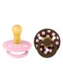 ❤ Соска пустушка BIBS 2 PACK Studio Size 1, 0-6 міс. Колір - Baby Pink/Mocha (#5713795276493) ✓ Anna Konvert
