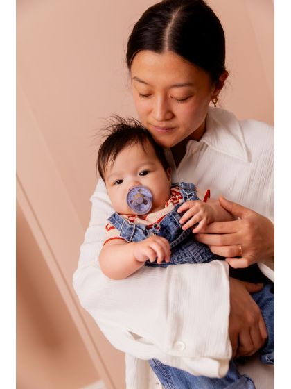 ❤ Соска пустушка BIBS 2 PACK Studio Size 1, 0-6 міс. Колір - Jasmine Fossil Grey Mix (#5713795259663) ✓ Anna Konvert 2