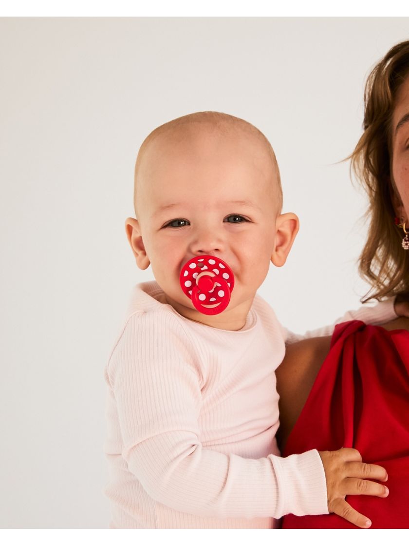 ❤ Пустушка BIBS Studio Size 2. Колір - Candy Apple Blossom. Розмір - 6-18 міс. (#5713795276349) ✓ Anna Konvert