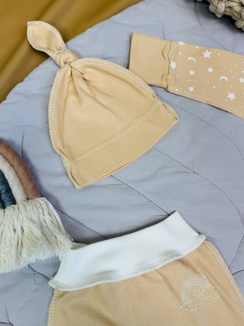 ❤ Комплект 3ка з сорочкою, інтерлок Розмір 56см, "My sunshine" (#530709) ✓ Anna Konvert