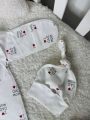 ❤ Чоловічок з шапочкою, інтерлок, 56-62р. Принт - I love mom dad (#54643434) ✓ Anna Konvert