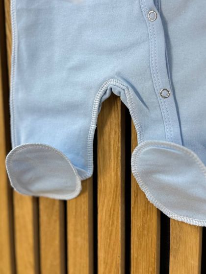 ❤ Чоловічок з шапочкою "Метелик", байка, 56р. БО. Принт - Блакитний однотон. Розмір - 56см (#83031681) ✓ Anna Konvert 2