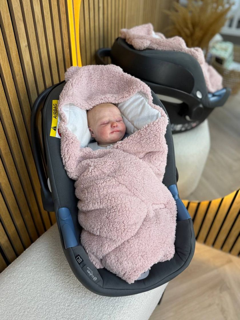 ❤ Конверт-плед на виписку у автокрісло Бараш. Колір - Пильна троянда (#95882604) ✓ Anna Konvert