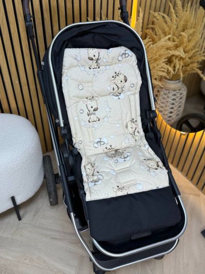 ❤ Матрасик у прогулянку з захистом. Принт - Жираф на бежевому (#50908991) ✓ Anna Konvert 2