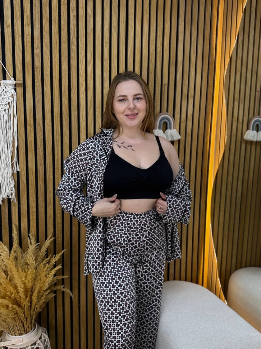 ❤ Бюстгальтер-топ для годування. Колір - Чорний. Розмір - L (80D) (#81920753) ✓ Anna Konvert