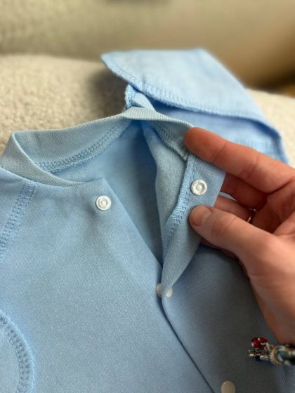 ❤ Чоловічок на байці, 50см, Smile. Принт - Блакитний однотон (#61990497) ✓ Anna Konvert 2