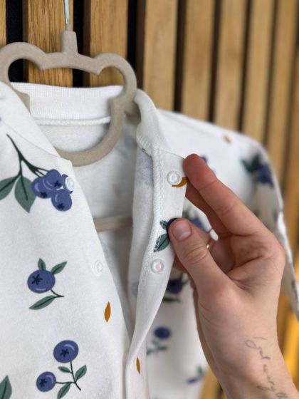 ❤ Комплект 4 предмети Smile на байці. Принт - Гілочки з лохиною. Розмір - 56 (#57818419) ✓ Anna Konvert 2