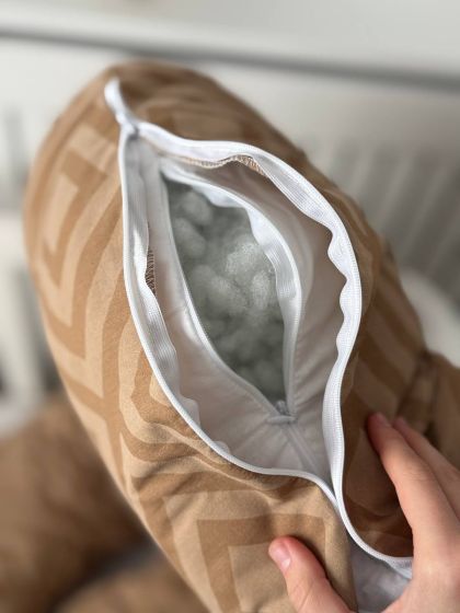 ❤ Подушка для вагітних. Принт - Бежеві ромби (#80177278) ✓ Anna Konvert 2