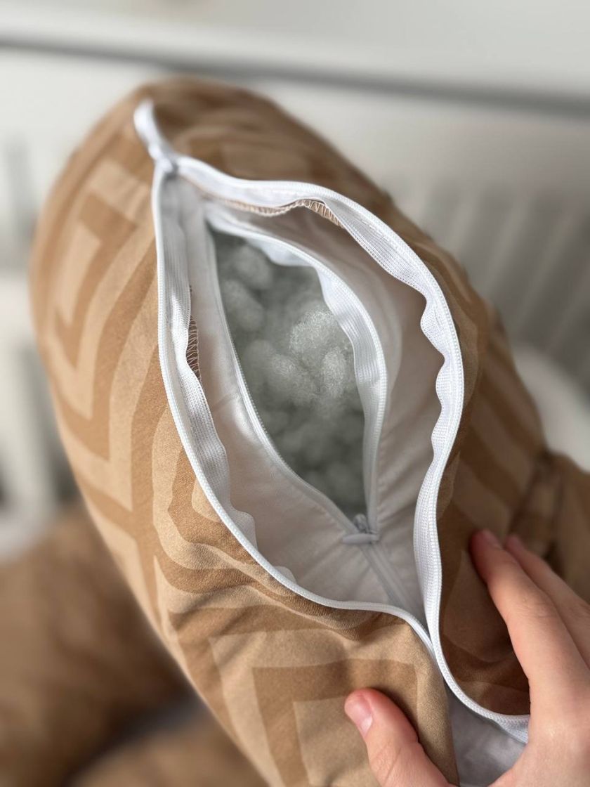 ❤ Подушка для вагітних. Принт - Бежеві ромби (#80177278) ✓ Anna Konvert