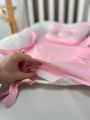 ❤ Кокон-гніздечко з ручками. Принт - Сердечка дрібні, рожевий однотон (#59343495) ✓ Anna Konvert