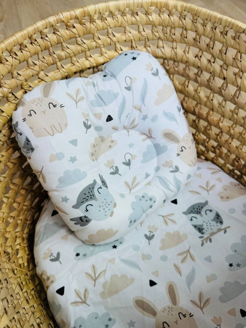 ❤ Набір у візочок, Плед без утеплення. Принт - Білий плюш шарпей, совушки. (#14272569) ✓ Anna Konvert