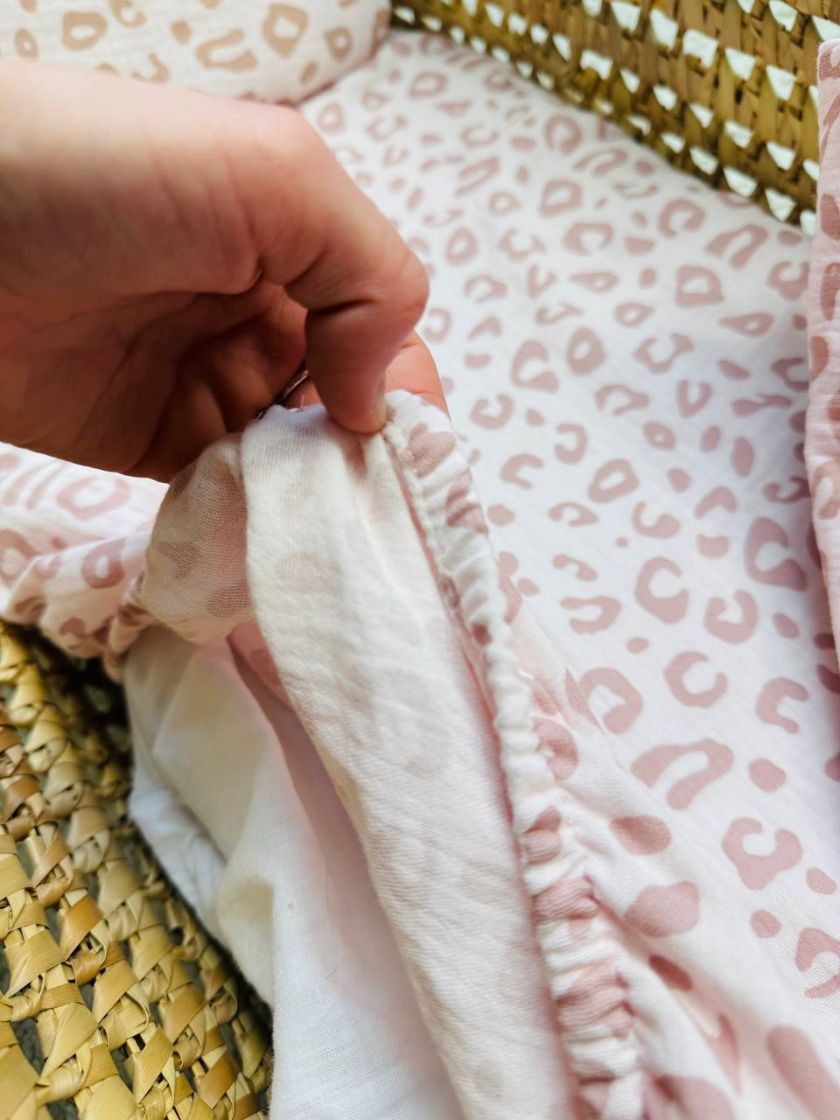 ❤ Набір у візочок мусліновий. Колір - Лео рожевий (#1656126) ✓ Anna Konvert