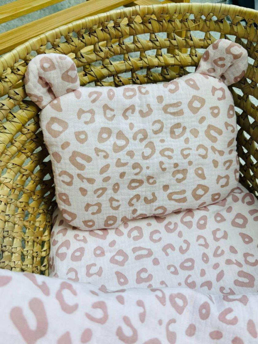 ❤ Набір у візочок мусліновий. Колір - Лео рожевий (#1656126) ✓ Anna Konvert