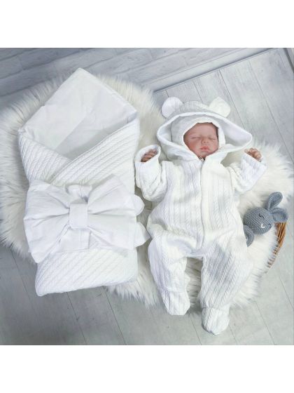 ❤ Комбінезон "Косичка" демі/літо. Колір - Білий (#71399465) ✓ Anna Konvert 2