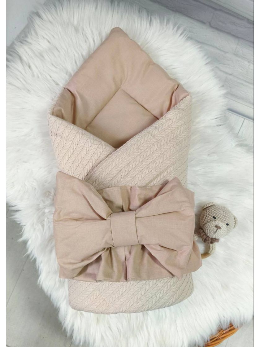 ❤ Конверт "Косичка" демісезонний. Колір - Бежевий (#57986421) ✓ Anna Konvert