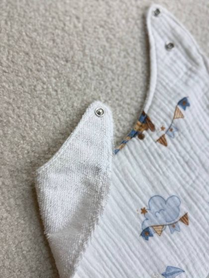 ❤ Слюнявчик, нагрудник мусліновий, непромакаючий. Принт - Гусачок на хмаринці (#95909213) ✓ Anna Konvert 2