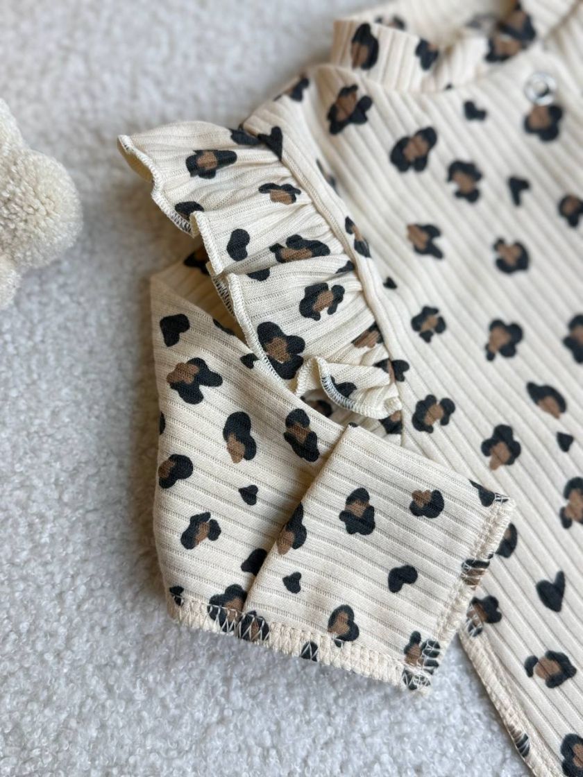 ❤ Чоловічок з шапочкою "Метелик", інтерлок 56р.. Принт - Лео на бежевому (#66923872) ✓ Anna Konvert