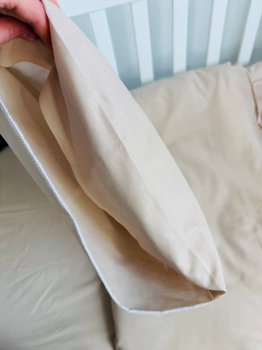 ❤ Змінна дитяча постіль, 110 см на 140 см. Принт - Капучино однотон (#46881922) ✓ Anna Konvert