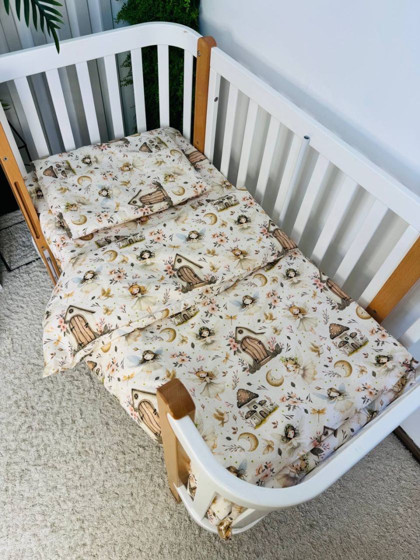 ❤ Змінна дитяча постіль, 110 см на 140 см. Принт - Принцесса з пташками (#80518833) ✓ Anna Konvert