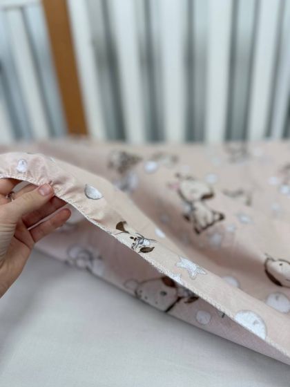 ❤ Змінна дитяча постіль, 110 см на 140 см. Принт - Жираф на бежевому (#98439429) ✓ Anna Konvert 2