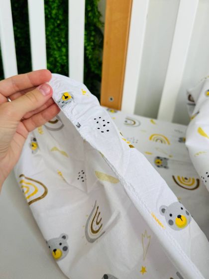 ❤ Змінна дитяча постіль, 110 см на 140 см. Принт - Веселки жовті (#20926279) ✓ Anna Konvert 2