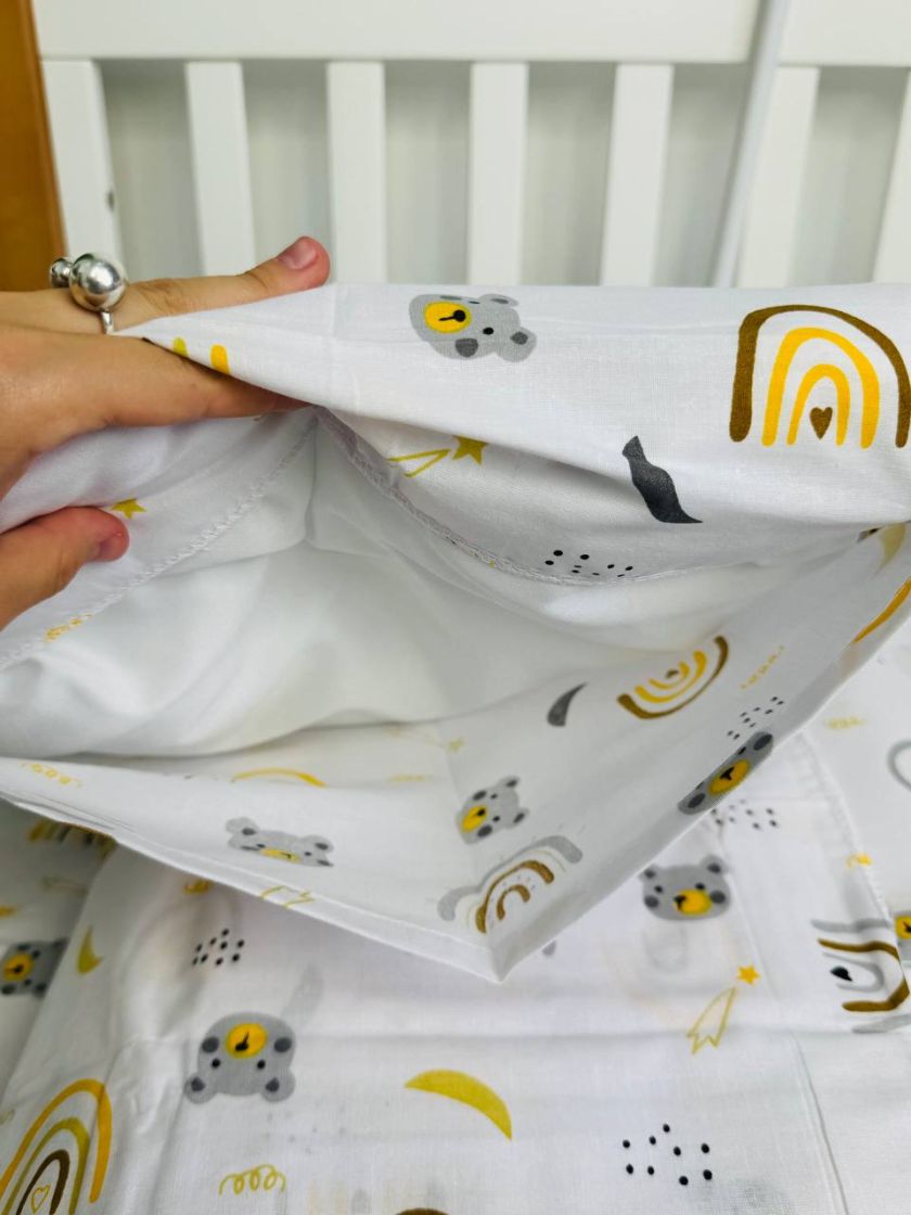 ❤ Змінна дитяча постіль, 110 см на 140 см. Принт - Веселки жовті (#20926279) ✓ Anna Konvert