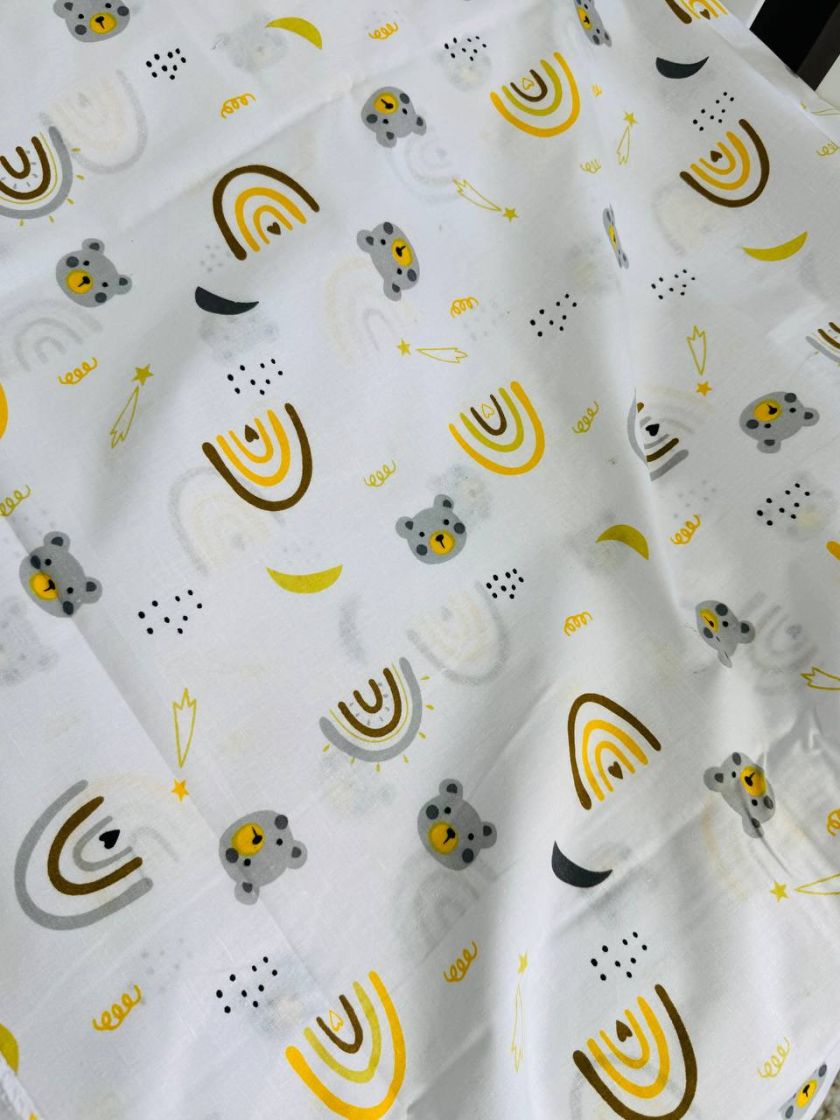 ❤ Змінна дитяча постіль, 110 см на 140 см. Принт - Веселки жовті (#20926279) ✓ Anna Konvert