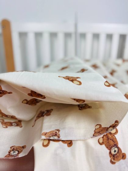 ❤ Змінна дитяча постіль, 110 см на 140 см. Принт - Ведмеді сидячі на пісочному (#4058768) ✓ Anna Konvert 2