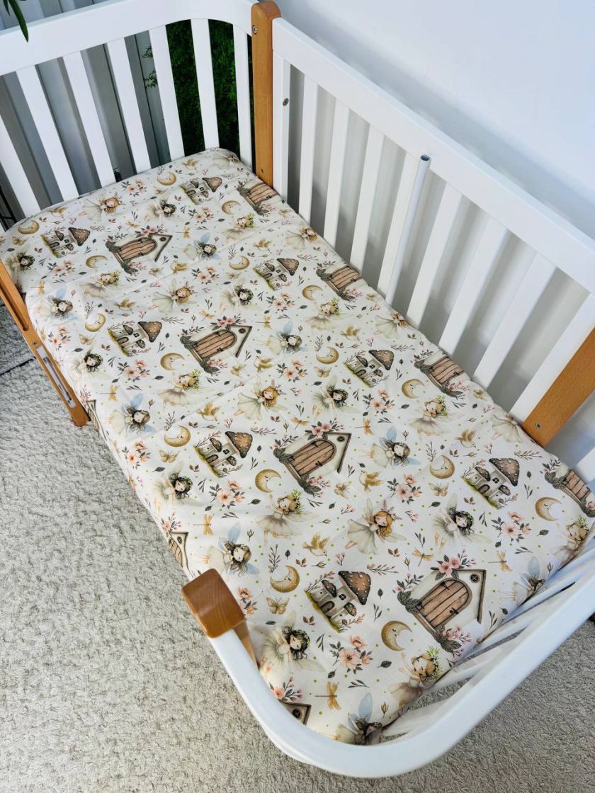 ❤ Простирадло у ліжко, бавовняне 120х60. Принт - Принцесса з пташками (#74954970) ✓ Anna Konvert