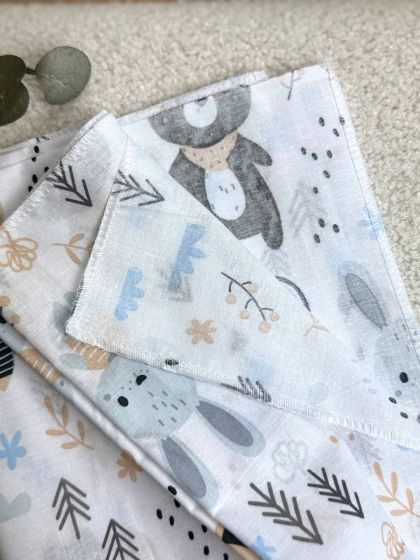 ❤ Пелюшки, ситцеві 90×110см. Принт - Лисичка та звірі (#44111297) ✓ Anna Konvert 2