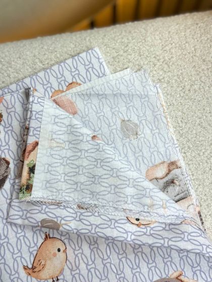 ❤ Пелюшки, ситцеві 90×110см. Принт - Зайці бежеві в шапці (#94557814) ✓ Anna Konvert 2